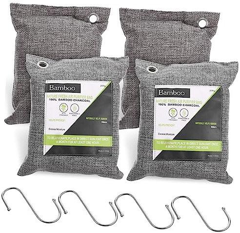 Ciieeo Activated Bamboo Air Purifier Bags Natural Odor Absorbers for Home Car Carpet Shoes