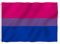Flagal del orgullo bisexual Polyéster Flagal bisexual Color vívido UV Fade Resistente a doble costura con arandelas de latón 90 * 150CMBI-PREDE