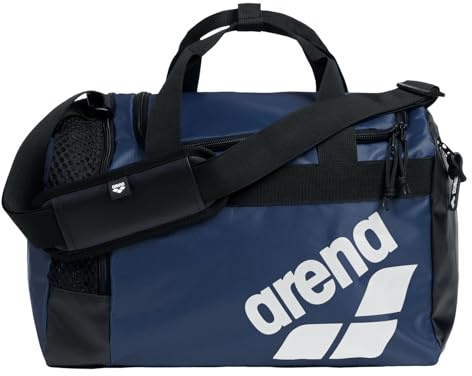 ARENA Sporttasche Schwimmtasche Duffelbag Umhängetasche All Set Duffle 25 L, Farbe:Dunkelblau, Artikel:-400 navy