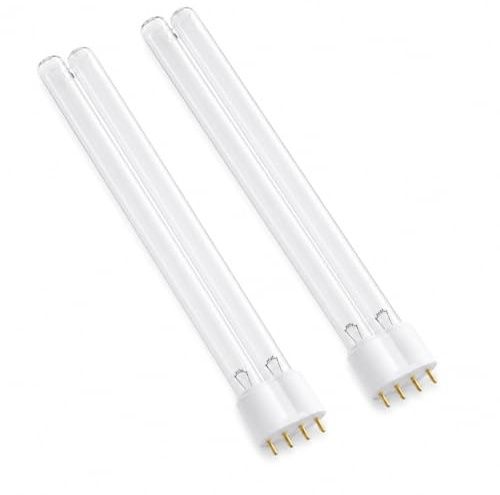 24W UV Bulb for Pond Filter 2 Pack 2G11 4 Pin Quartz Replacement Tube 317mm