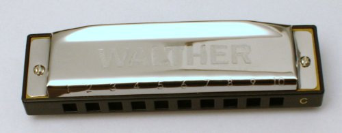 GEWA music Mundharmonika Richter Modell C-Dur, 20 Stimmen mit Etui und Bleistift