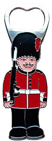 London Royal Guard Metal Bottle Opener Magnet! Garde Royal! / Königliche Wache! / Guardia Reale! / Guardia Real! Magnetic Bottle Opener! Magnétique! / Magnetisch! / Magnetico! / Magnético!