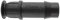 Pipe fitting - 13mm stop end (pack of 5), barbed connector plug for irrigation pipe