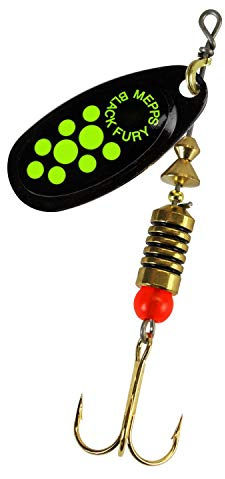 Mepps Black Fury Schwarz Spinner Gr 2