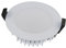 VBLED® Extra Flach, 13W LED Einbaustrahler, IP54 wassergeschützt, dimmbar, 230V, 3000K Warm-Weiß/Decken-Einbauspot/Badleuchte