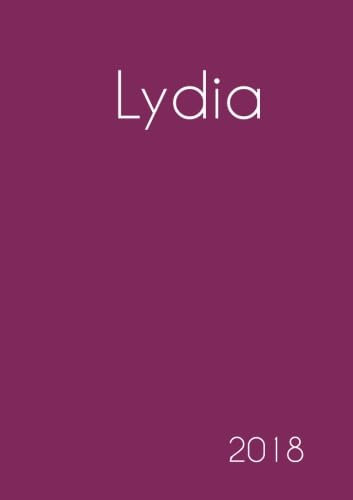 2018: Namenskalender 2018 - Lydia - DIN A5 - eine Woche pro Doppelseite