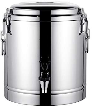 Aprilhp Carafes à Café et à Thé, Distributeur Boisson Fontaine Isotherme Distributeurs d'eau Chaude et Froide en Acier Inoxydable, Maintien de la Chaleur et Froid, Double Couche, 10L/20L/30L