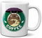 Mugtime (TM) - Anime Cat Cute Ceramic Coffee Tea Mug Cup 330ml 11oz