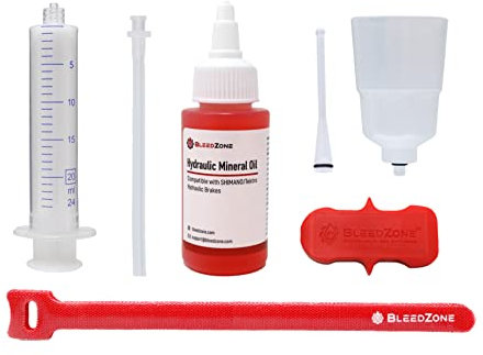 RSN Sports Entlüftungskit für hydraulische MTB-Bremsen von Shimano mit 60 ml Mineralöl