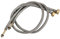 Pack of 2 Flexible Pipe Tap Connector Stainless Steel Braided Hose M10 (10mm) x 1/2 80cm Long
