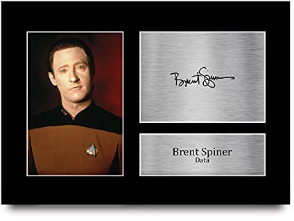 HWC Trading A4 Brent Spiner Star Trek Data Geschenke Gedruckt Signiert Autogramm Bild Für Fernsehshow Fans