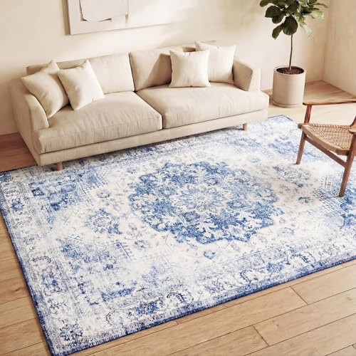 FRAAI | Home & Living Vintage Teppich - Lago Blau - 230x330 cm
