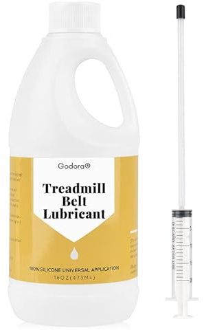 100% Silicone Treadmill Lubricant - 16 Ounces Premium Silicone Oil for Easy Belt Lubrication, Suitable for Nearly All Treadmill Types | Reduce Friction & Noise, Smooth Operation, Helps Extend Belt Life, Odorless Treadmill Lubricant for Home & Gym Treadmills