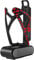 Harilla 3 in 1 Sturdy Water Bottle Holder Cages W/Tire Stick,Tools Box Drink Rack Water Cup Holder for Mountain Bike Cycling Supplies, Black Red