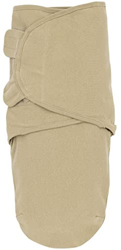 Meyco Baby Uni Pucksack, Erstausstattung Neugeborene (Pucktuch für Babys ab 4-6 Monaten, weicher Schlafkomfort, 100% Baumwolle, atmungsaktiv, Einschlafhilfe), Sand
