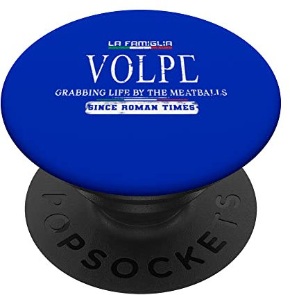 The Meatballs Italia La Famiglia Volpe Grabbing Life PopSockets mit austauschbarem PopGrip
