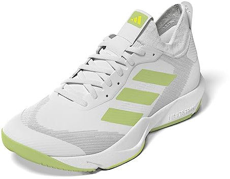 Adidas Damen Rapidmove ADV Trainer W Shoes-Low (Non Football), FTWR White/FTWR White/Pulse Lime, 40 2/3 EU
