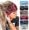 Fascia Boho per donne Sciarpe elastiche morbide per la testa Fascia per capelli Bandane avvolgenti per donne Cerchietti per capelli Yoga Sport (P6Cash)