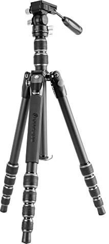 Vanguard Veo 3T 265HAP Trípode para telescopio - observación | De viaje, compacto, Rótula de 2 vías, Aluminio, Cerrado: 43,9cm, Extendido: 163,5cm, Soporta hasta 6kg