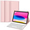 FINTIE Teclado Francés AZERTY para iPad 10th Generation 2022 10.9 Pulgadas - Teclado AZERTY Inalámbrico, Cubierta Multiposición, Rosa Pastel