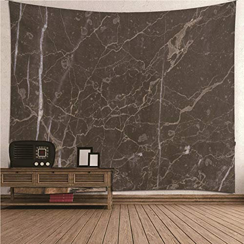 CEVAN Wandbehang Esszimmer Wanddekoration Dachschräge Marmormuster Trip Wandteppich Wohnzimmer Wanddekoration Kunst Dekorationen Decke Wandbehang Stoff Grau 260x240cm