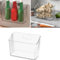 Egg Holder Container, Clear Egg Box, Refrigerator Side Door Egg Storage Container, Wall Mounted Storage Box, Large Capacity Tissue Box, Egg Dispenser Napkin Box for Home Kitchen Organizer