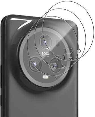 Protecteur Écrans Phlleyaa Verre Trempé pour Honor Magic 5 Pro - 3 Pièces, Dureté 9H, sans Bulles, Protection Arrière Caméra