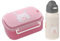 SIGIKID Kindergarten-Set Trinkflasche & Brotdose Pink/Beige Hase,Onesize