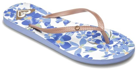 Roxy Damen Bermuda Print Sandale, Mlt Blu/Wt, 36 EU