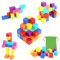 HOTUT Magnetische Bausteine Würfel, 32 Stück Bunte Magnetische Blöcke 25mm, Magnetischer Würfel, 3D Magnete Puzzle, Lernspielzeug Magnet würfel Geschenke für Jungen und Mädchen