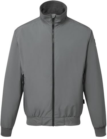Gill Giacca Crew impermeabile, termica, traspirante con finitura idrorepellente senza PFAS (Ash, S)