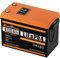 Cloudenergy 25.6V 100Ah LiFePO4 Lithium-Ion Battery,2560Wh capacity, with 100A Bluetooth BMS and touchscreen. 6000+ Cycles,suitable for RVs, boats, and camping.