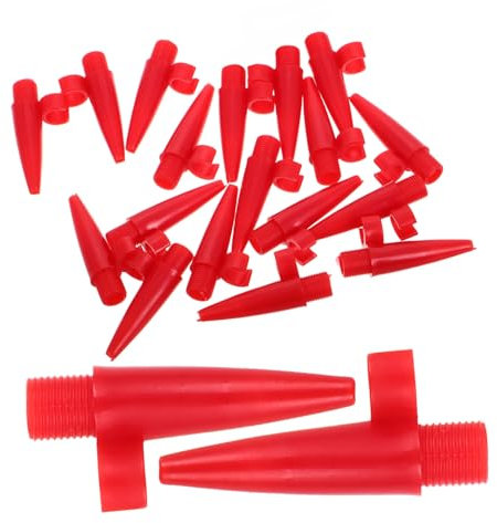 UPKOCH 20pcs Air Pump Nozzles Valve for Bike Tire Inflatable Toys Portable Manual Inflator Replacement Accessory