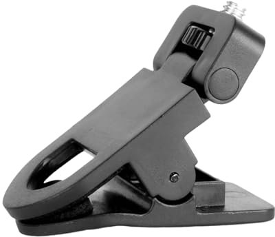 YiQinzcxg Clip de montaje de pantalla con conector de tornillo 1/4 para monitores, cámara de llenado de luz y soporte para cámara web