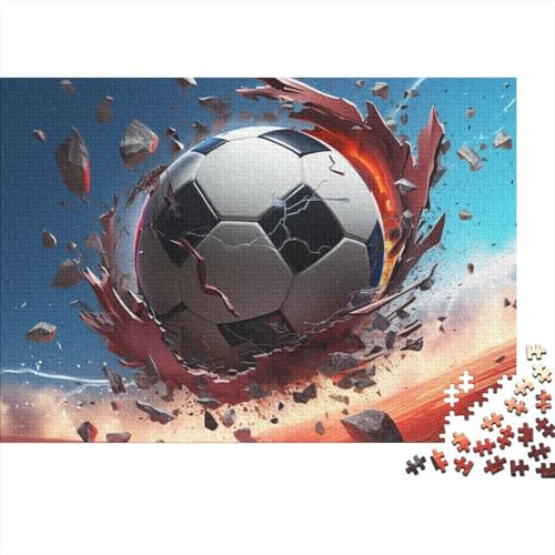 Football Jigsaw Puzzle - 500 Piece World Cup Relaxing Brain Challenge & Premium Home Décor (Rewarding Hobby, 12+)