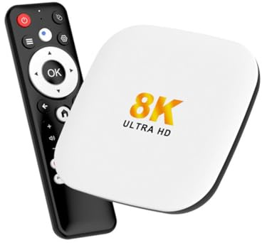Uxsjakjsd M2 Plus Android 14 Smart -TV -Box mit Rockchip RK3528 Chip, 8K 4K Video Streaming, 1000m LAN WiFi6 Bluetooth Gyroscope