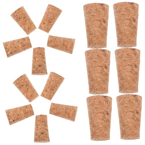 Cabilock 100pezzi Tappi Sughero per Bottiglie Tappi per Vino Ermetico Sughero per Bottiglie Aperte Mantenimento del Gusto