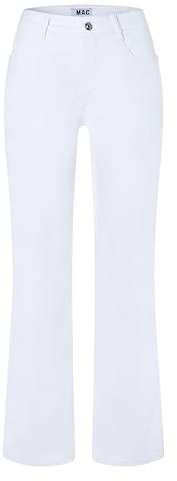 MAC Jeans - Laura, Authentic High Stretch Gabardine - Flared Fit - 5225-00-0423L-010 - weiß