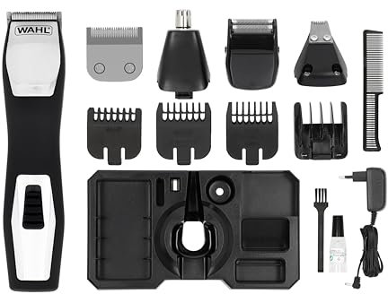 Wahl Groomsman Pro Trimmer, Herrentrimmer, Haartrimmer für Männer, Ohr- und Nasenhaartrimmer, Bart- und Stoppeltrimmer, Herrenpflege-Set, Haarentfernung, Body Groomer
