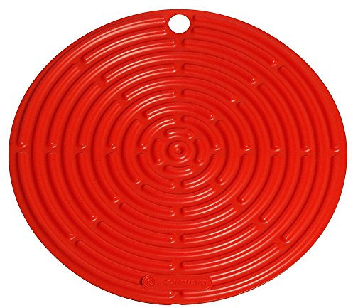 Le Creuset Cool Tool, Pot holder/trivet, Silicone, Round, 20 cm, Volcanic, 93000230090200