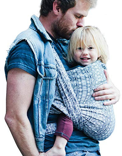 Didymos Babytragetuch, Modell Prima tiefblau/weiss, Größe 6