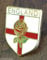 Anstecknadel London Rose und St. George Kreuz Emaille