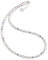 Schöner SD Halskette 4mm Kristallperlen Crystal Aurora Boreale 925 Silber 42cm