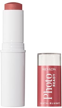 Revlon PhotoReady Insta-Blush Stick for Cheeks, Face Makeup with Cream to Powder Formula, High Impact Color, Moisturizing, Berry Kiss 320, 1.15 Oz