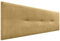 DHOME Cabecero de Polipiel o Tela AQUALINE Pro cabeceros Cabezal tapizado Cama Lujo (Tela Mostaza, 160cm (Camas 150/160))