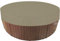 Asiacreate Abdeckung für Whirlpool, rund, wasserdicht, 200 x 30 cm, Beige