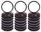 Ezprotekt Furniture Sliders for Carpet and Rug Flooring 1-3/4 Furniture Gliders for Moving Heavy Furniture Quickly and Easily - Furniture Moving Pads (Brown 45mm, 24pcs)