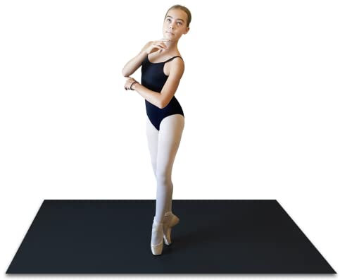 Artan Balance Tanzfläche für Zuhause, Studio, Bühnenauftritt oder Party im Freien, glatter Bodenbelag für Ballett, Jazz oder Tap-Übung, wendbare ausrollbare Tanzmatte für Kinder und Erwachsene