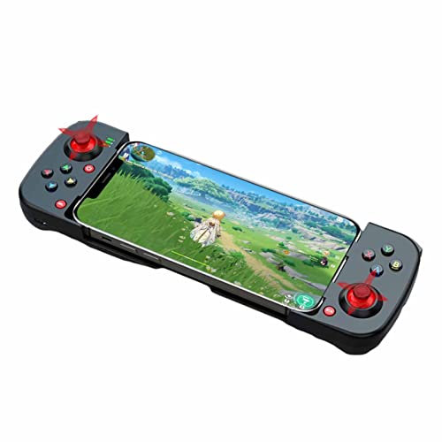 Type C Phone Controller Mobile Game Controller Regolabile Telefono Controller per per telefoni iOS, joystick Gamepad [video game]