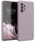 kwmobile Hülle kompatibel mit Samsung Galaxy A52 / A52 5G / A52s 5G Hülle - Silikon Handy Case - Handyhülle weiche Oberfläche - kabelloses Laden - Purple Cloud